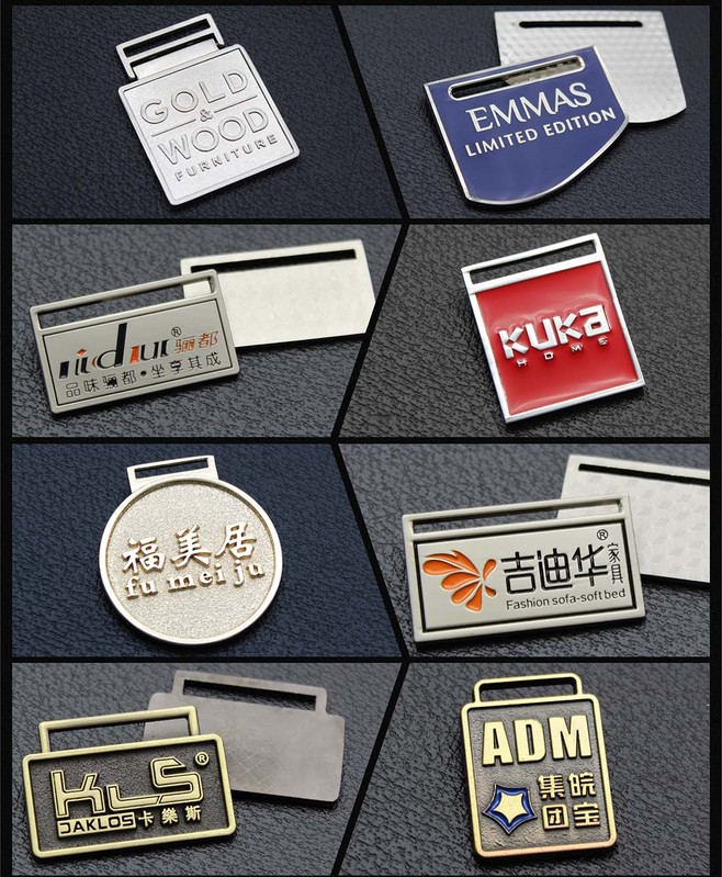 金屬標(biāo)牌定做門(mén)窗木門(mén)家具商標(biāo)沙發(fā)吊牌古銅色鋅合金銘牌logo鋁牌